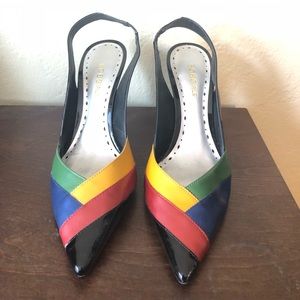 Rainbow heels